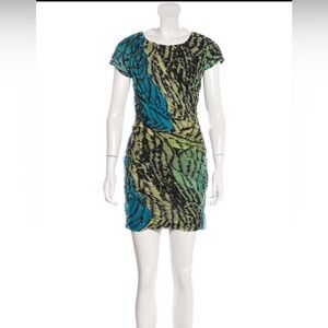 Diane von Furstenberg Erosa Print Silk Dress Size 2